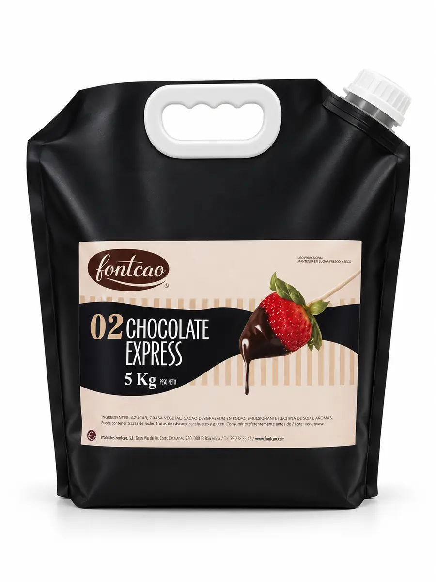 Fontcao Dark Chocolate 5kg professional pouch
