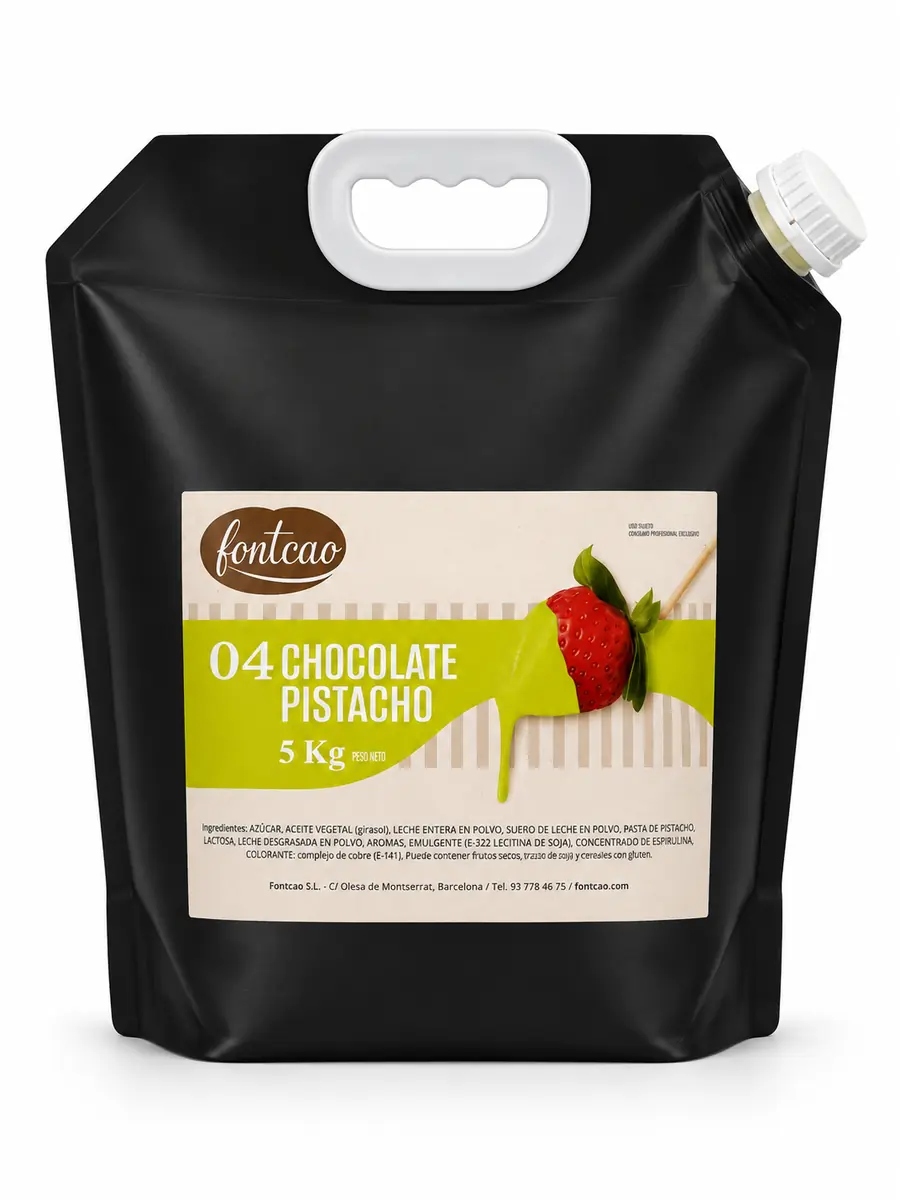 Fontcao Pistachio 5kg professional pouch
